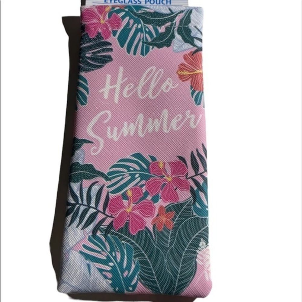 Floral Eyeglasses/Sunglasses  Pouch Case holder